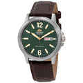 RA-AA0C06E19B Reloj Orient Sport Hombre Correa Cuero Marrón Esfera - Reloj original en Guatemala