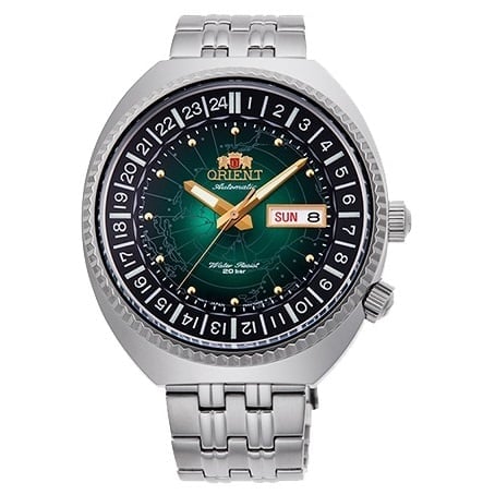 RA-AA0E02E Reloj Orient Revival Hombre Acero Esfera Verde