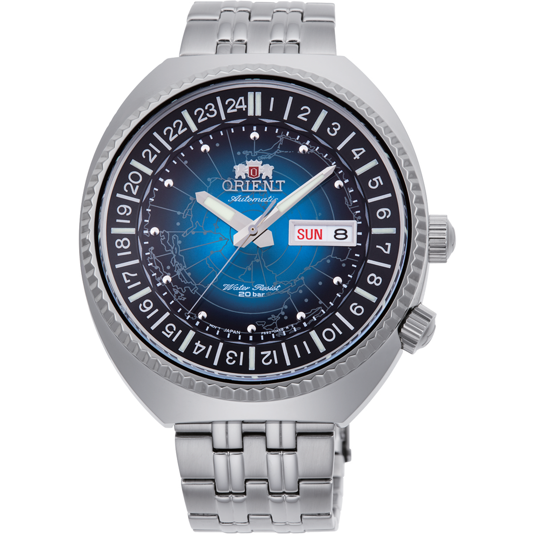 RA-AA0E03L Reloj Orient Revival Hombre Acero Esfera Azul