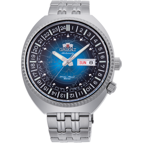 RA-AA0E03L Reloj Orient Revival Hombre Acero Esfera Azul