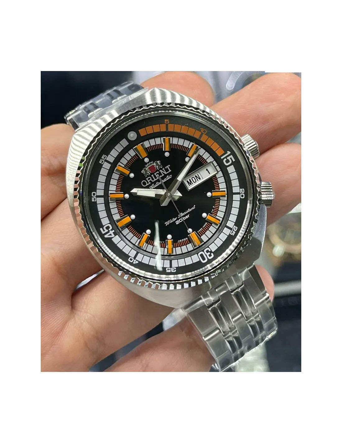 RA-AA0E05B-NEO Reloj Orient Neo Classic Sports Hombre Acero Negro