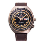 RA-AA0E06B Reloj Orient Sport Hombre Acero Bronceado Cuero