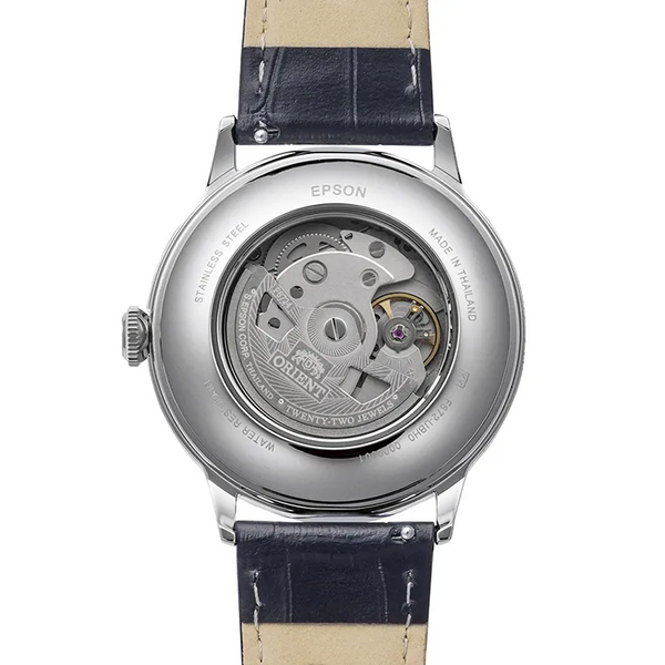 RA-AC0031S Reloj Orient Bambino de hombre correa de cuero negro