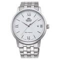 RA-AC0F10S Reloj Orient Symphony Clásico Hombre Correa Acero Plateado