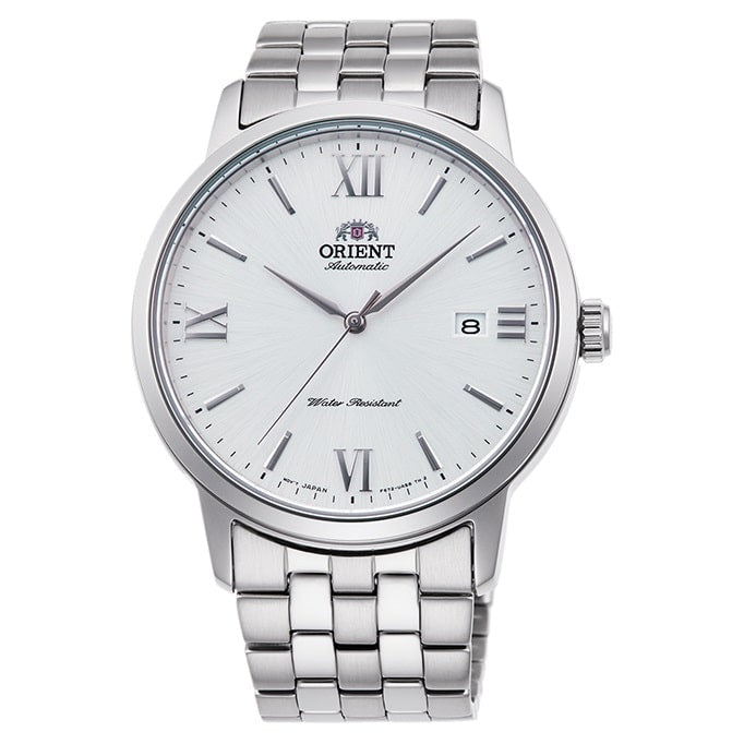 RA-AC0F10S Reloj Orient Symphony Clásico Hombre Correa Acero Plateado