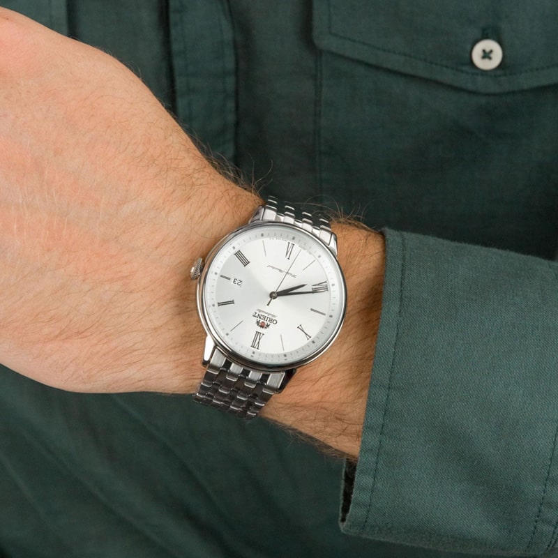 RA-AC0J04S Reloj Orient Automatic Hombre Acero Plateado