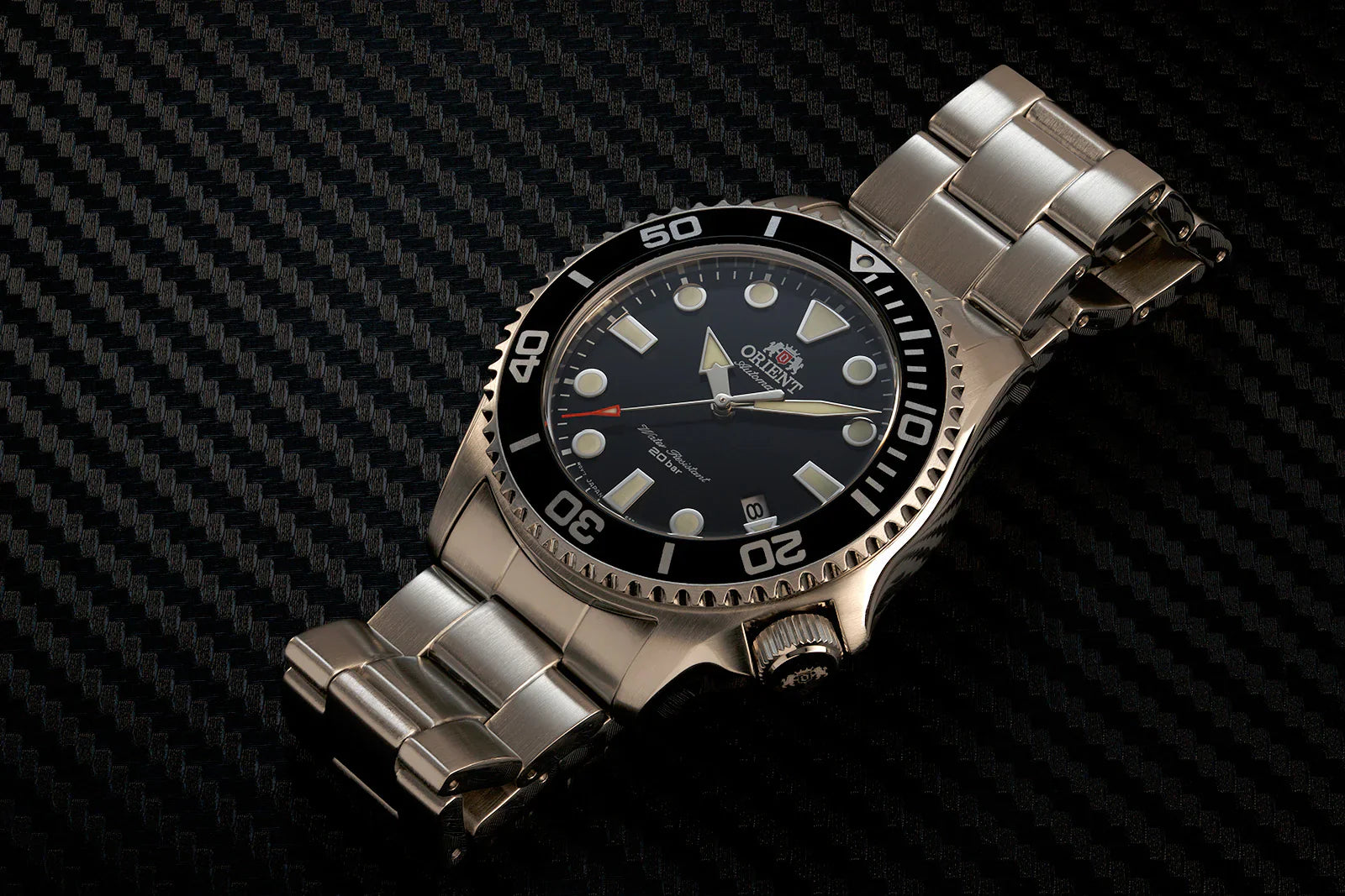 RA-AC0K01B Reloj Orient Diver Hombre Correa Acero Inoxidable