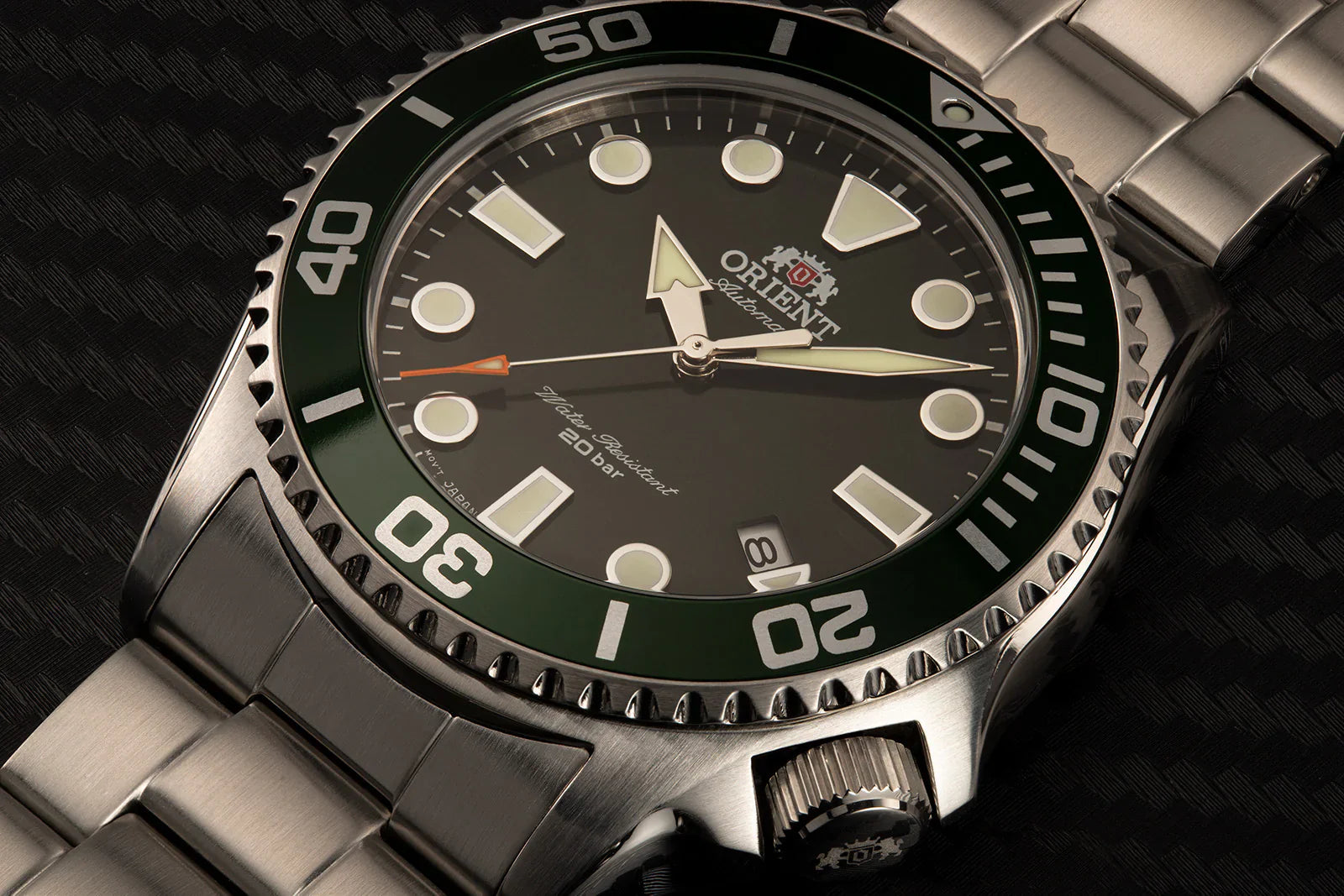 RA-AC0K02E Reloj Orient Kamasu Hombre Brazalete de Acero