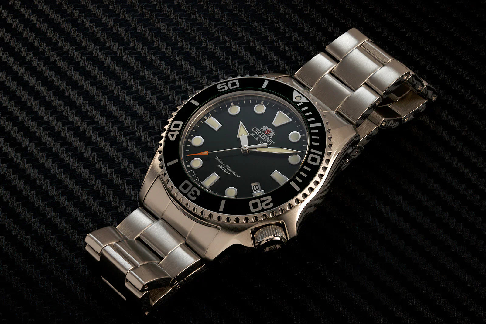 RA-AC0K02E Reloj Orient Kamasu Hombre Brazalete de Acero