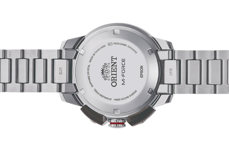 RA-AC0L02R-M Reloj Orient M-Force Hombre Correa de Acero