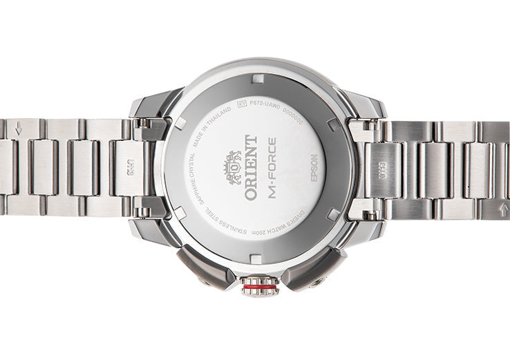 RA-AC0L07L-M Reloj Orient M-Force Hombre Correa de Acero Azul
