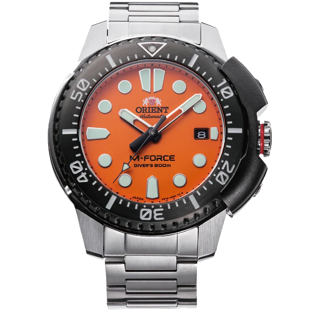 RA-AC0L08Y Reloj Orient M-Force Hombre Pulsera Acero Esfera
