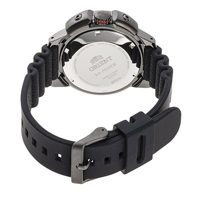 RA-AC0L09R Reloj Orient M-Force Hombre Correa Caucho Negro