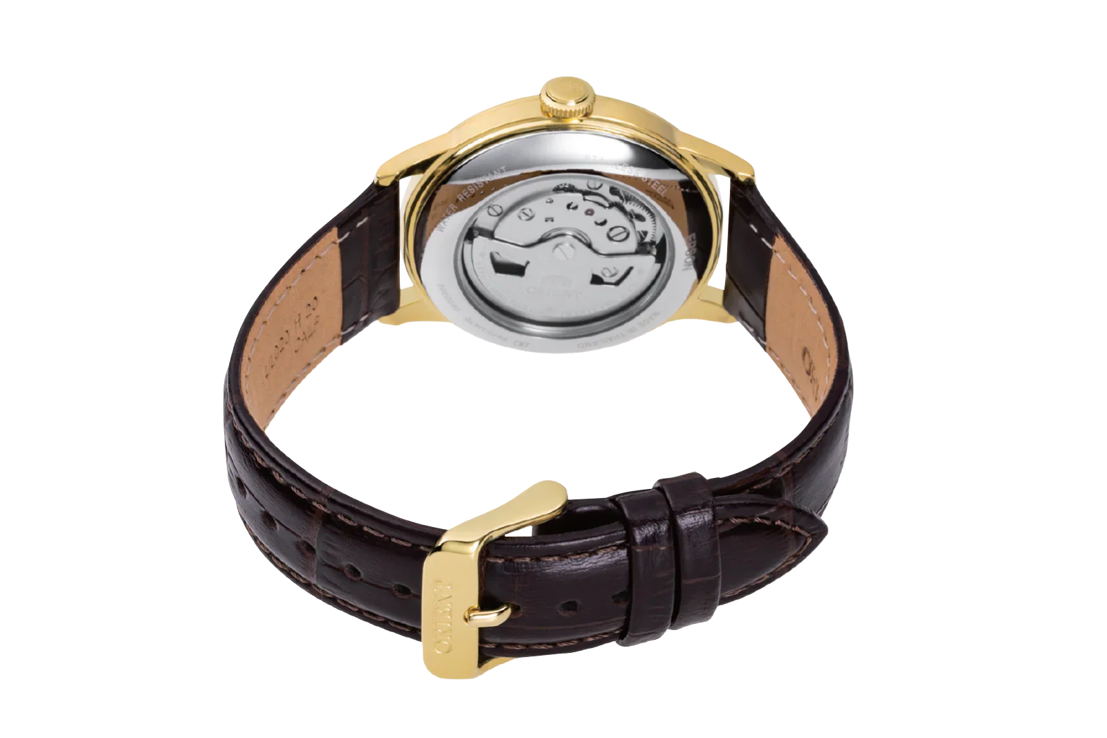 RA-AC0M01S Orient Bambino de hombre correa de piel