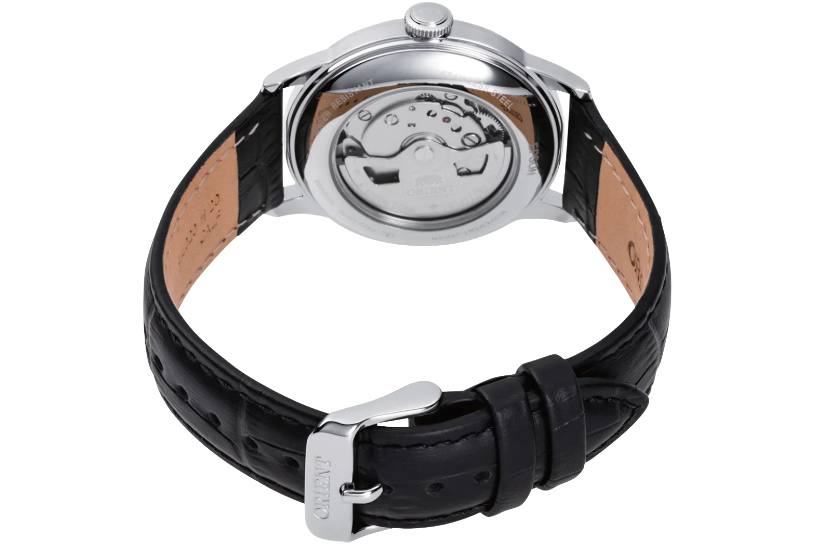 RA-AC0M02B Orient Bambino de caballero pulsera de cuero