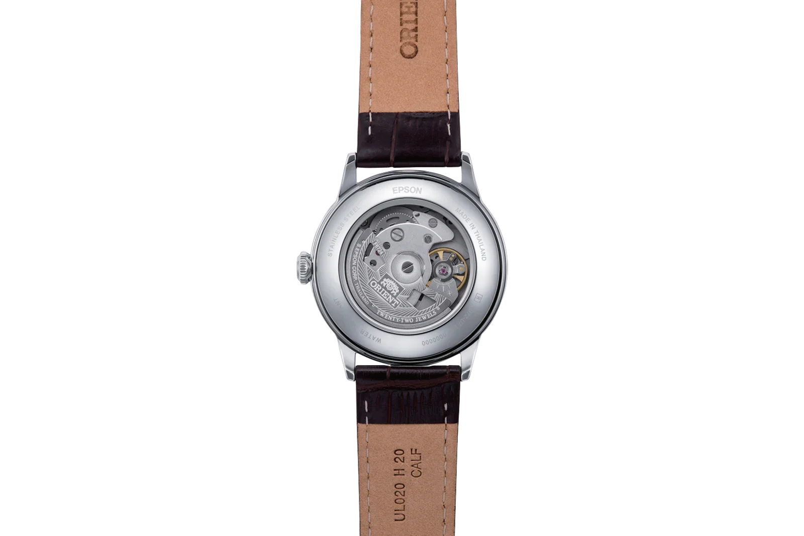 RA-AC0M04Y Orient Bambino de caballero pulsera de cuero