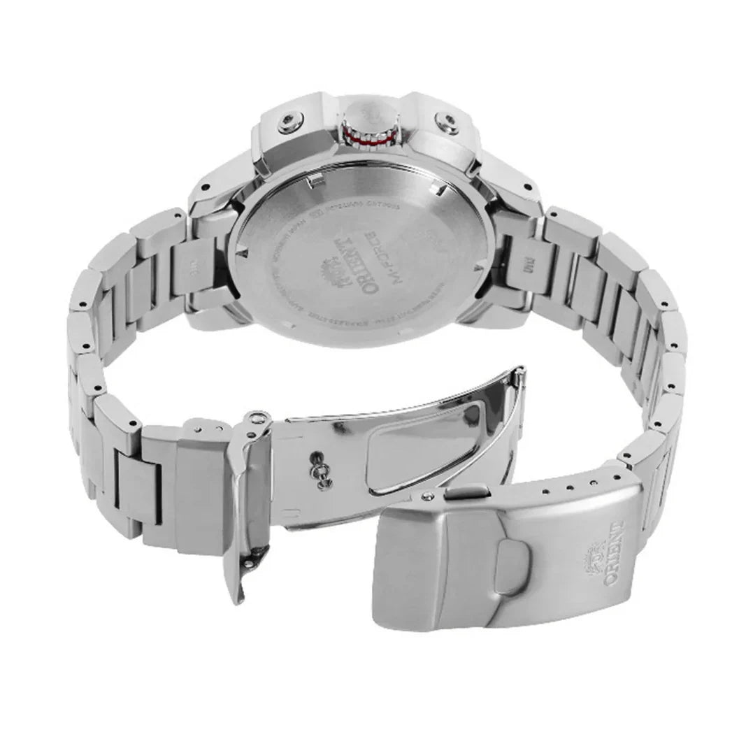 RA-AC0N02Y-M Reloj Orient M-Force Hombre Acero Esfera Roja