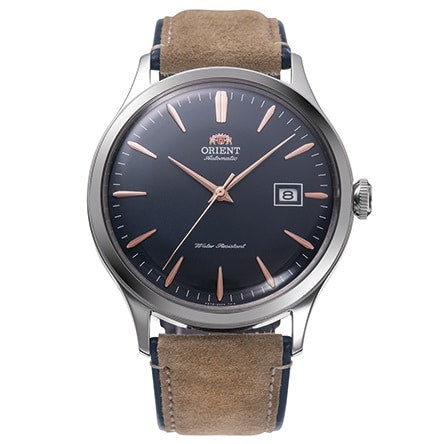 RA-AC0P02L Reloj Orient Contemporary Hombre Correa Cuero Esfera Azul