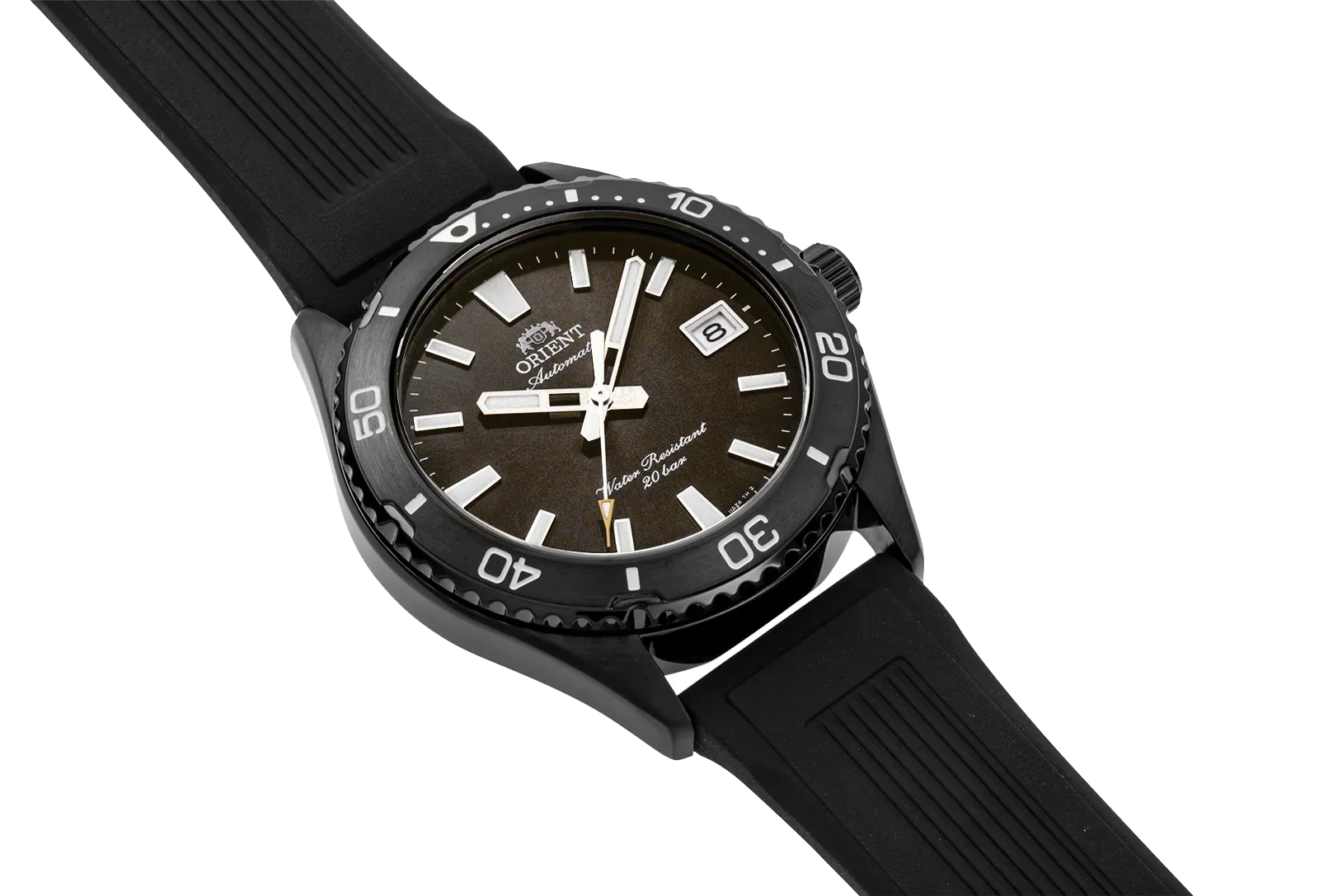 RA-AC0Q10N Reloj Orient Mechanical Sport de hombre pulsera de silicona 40 mm