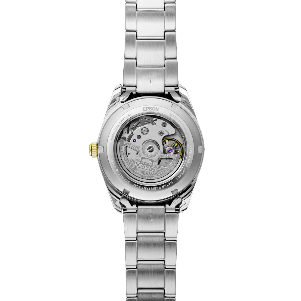 RA-AC0R01S Reloj Orient Stretto Hombre Acero Plateado Dorado