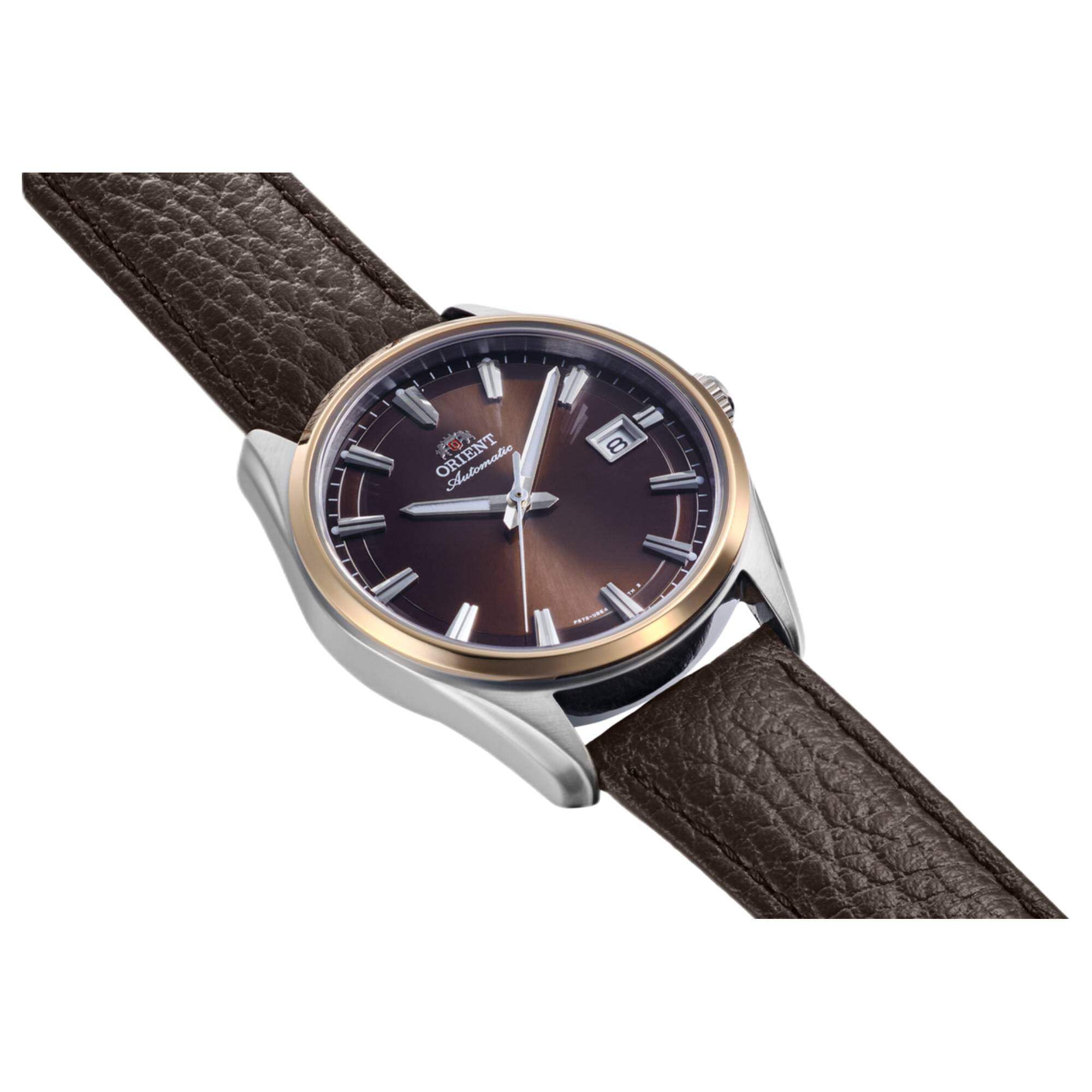 RA-AC0R03Y Reloj Orient Stretto Date de hombre banda de piel