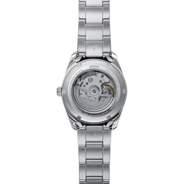 RA-AC0R08Y Reloj Orient Stretto Date de hombre correa de metal