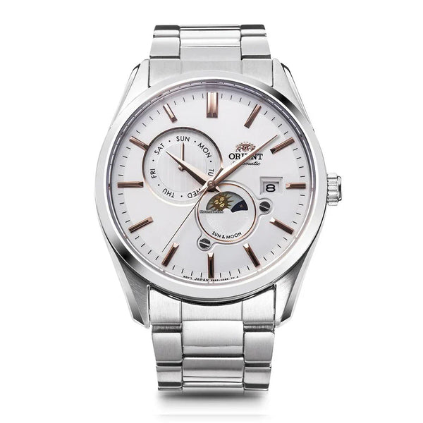 RA-AK0306S Reloj Orient Sun and Moon Hombre Acero Esfera