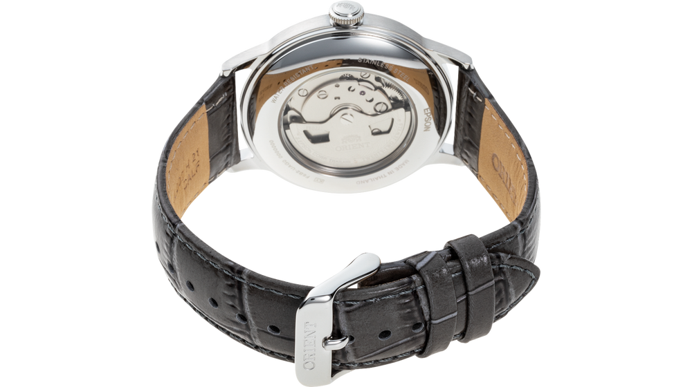 RA-AK0704N Reloj Orient Bambino Hombre Correa Cuero Negro