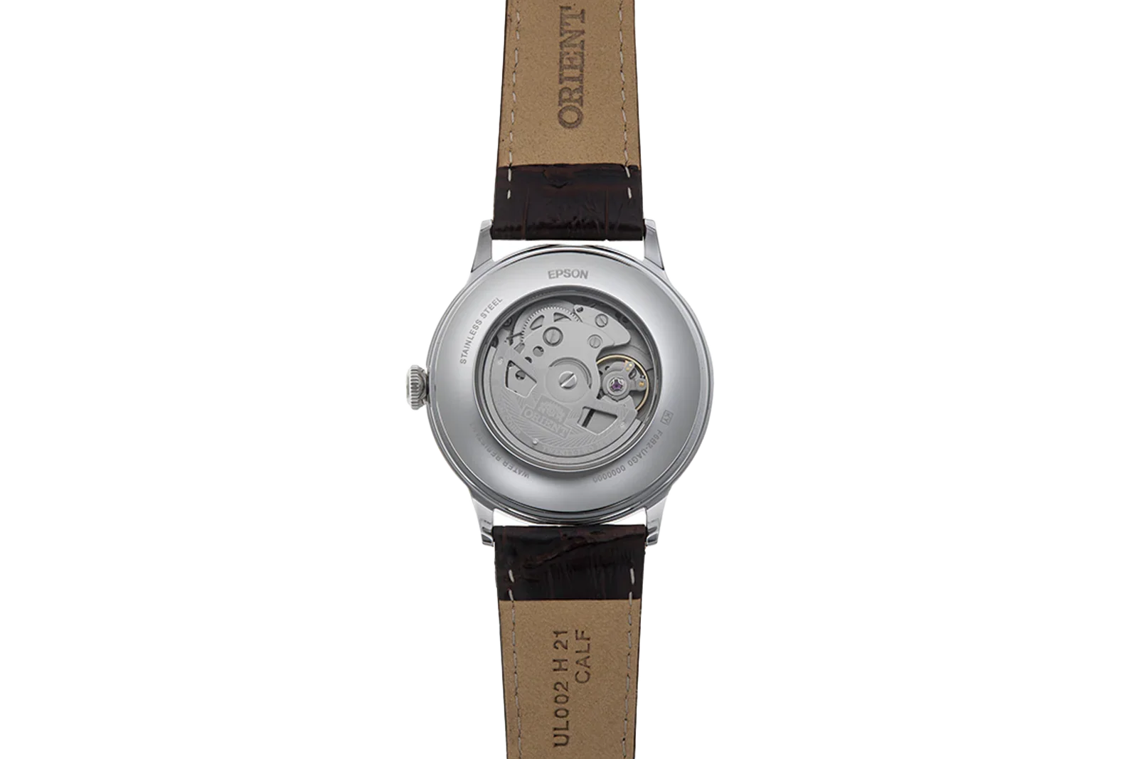 RA-AK0705R Orient Bambino de caballero pulsera de piel