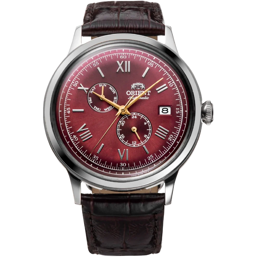 RA-AK0705R Orient Bambino de caballero pulsera de piel