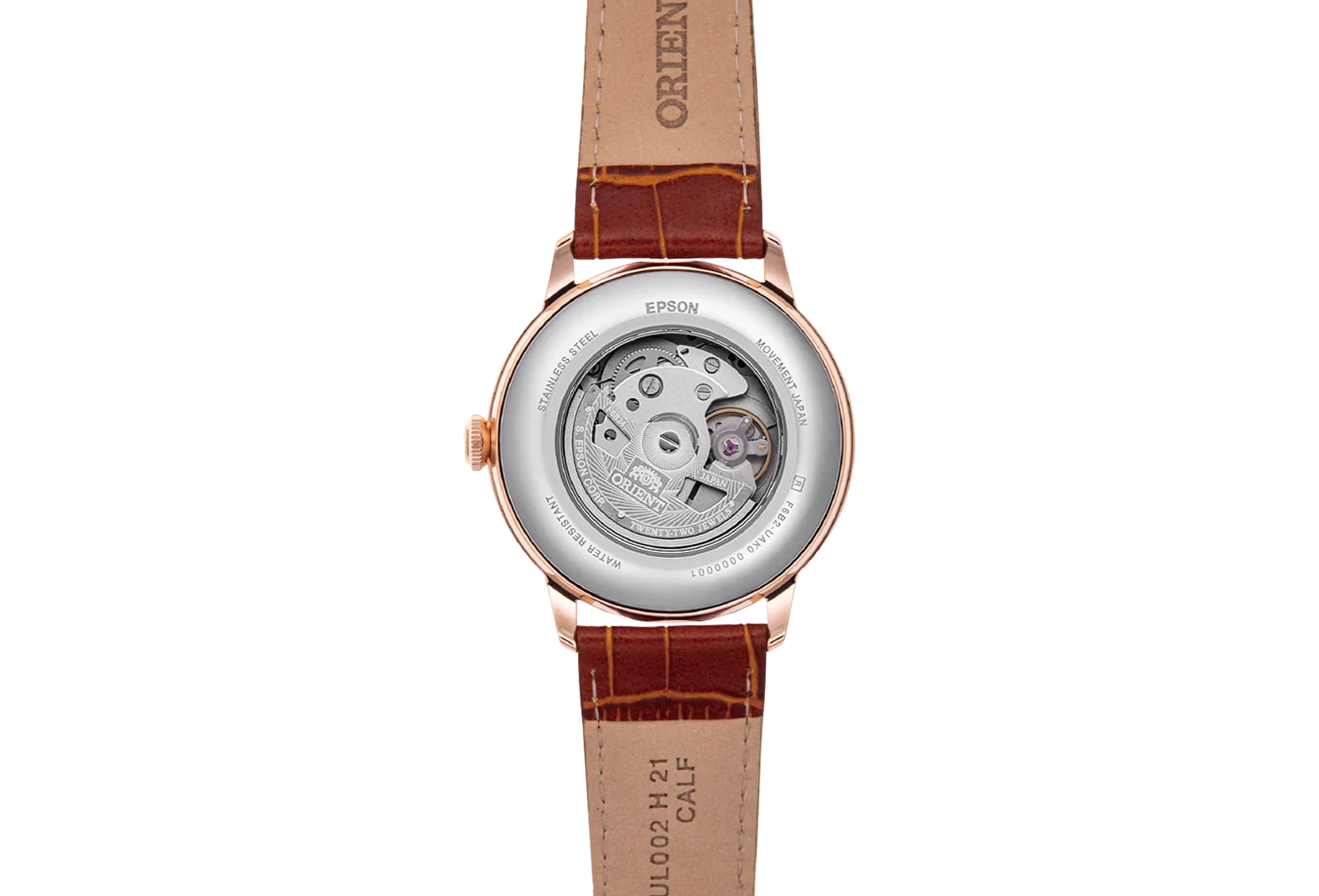 RA-AK0801S Orient Bambino de hombre pulsera de piel