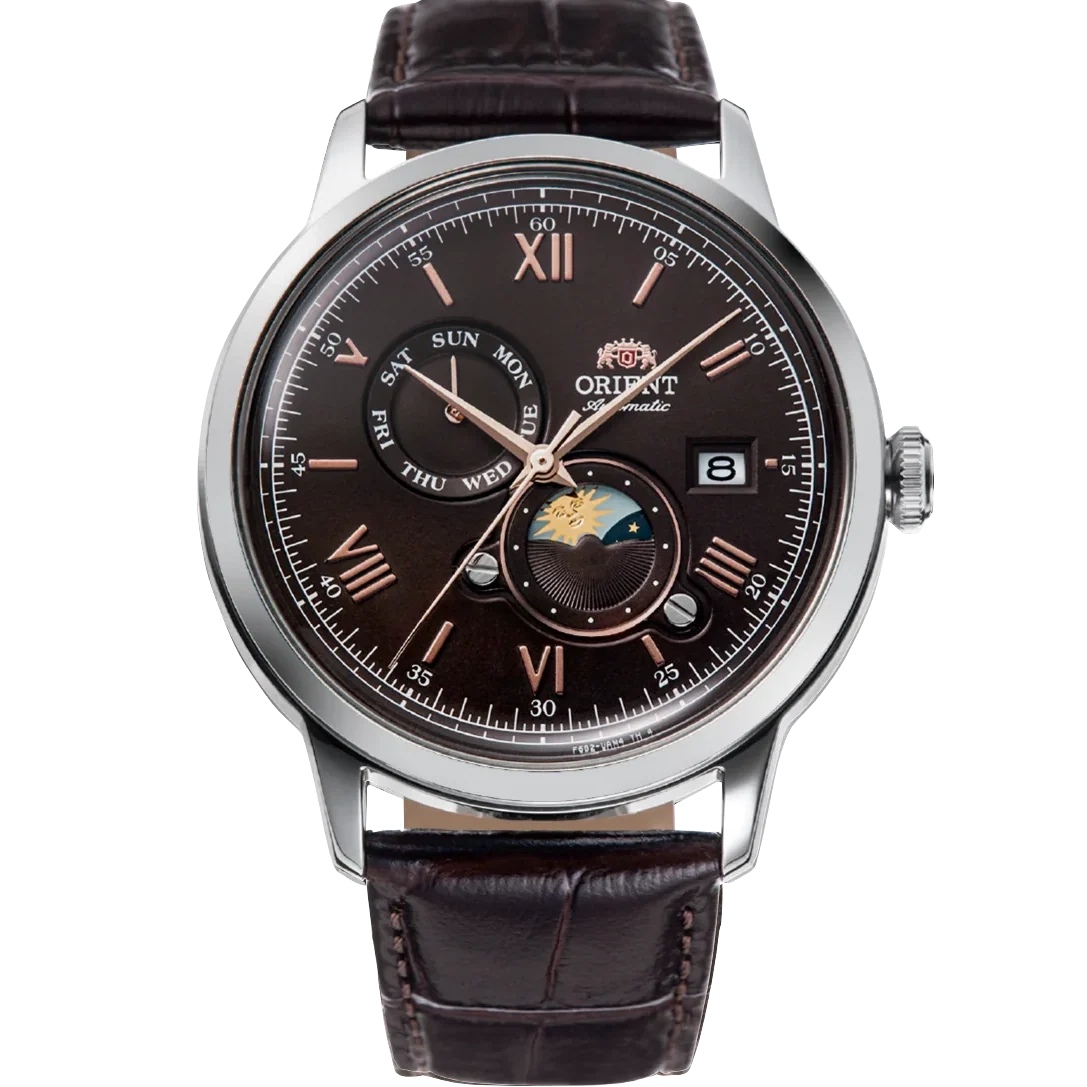 RA-AK0804Y Orient Bambino de caballero correa de piel