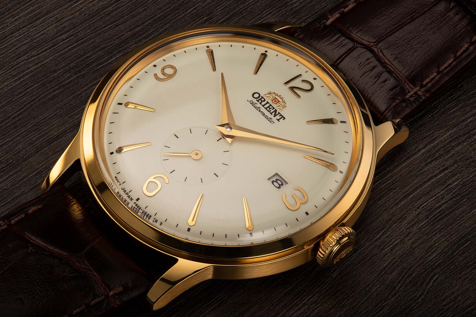 RA-AP0004S Reloj Orient Bambino Classic Hombre Caja Dorada Cuero
