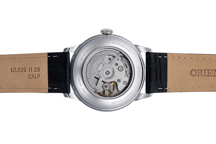 RA-AP0101B Orient Bambino de caballero pulsera de cuero