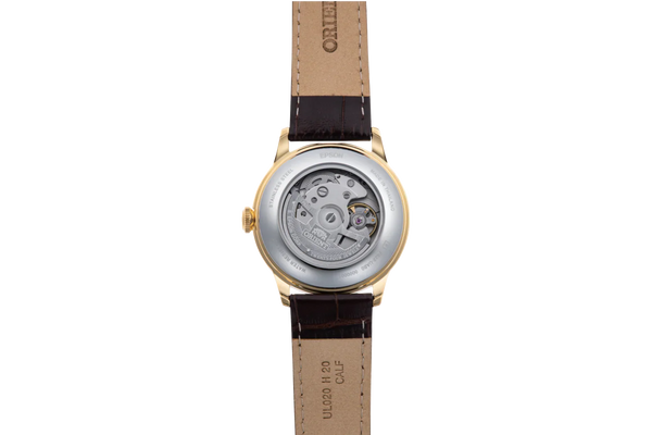 RA-AP0106S Orient Bambino de caballero pulsera de cuero