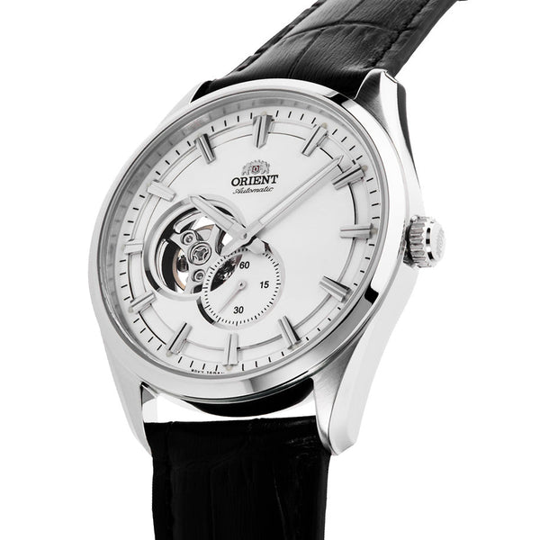 RA-AR0004S Reloj Orient Semi Skeleton de hombre correa de metal
