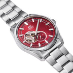RA-AR0010R Reloj Orient Stretto Semi Skeleton de hombre correa de metal