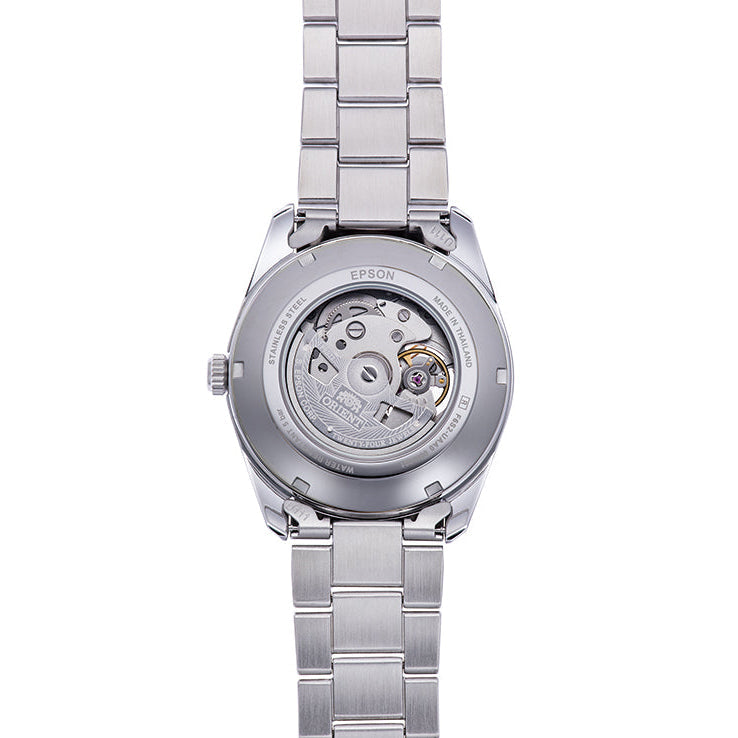 RA-AR0010R Reloj Orient Stretto Semi Skeleton de hombre correa de metal