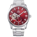 RA-AR0010R Reloj Orient Stretto Semi Skeleton de hombre correa de metal