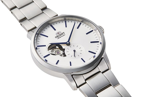 RA-AR0102 Reloj Orient Contemporary Automático Open Heart Hombre Acero