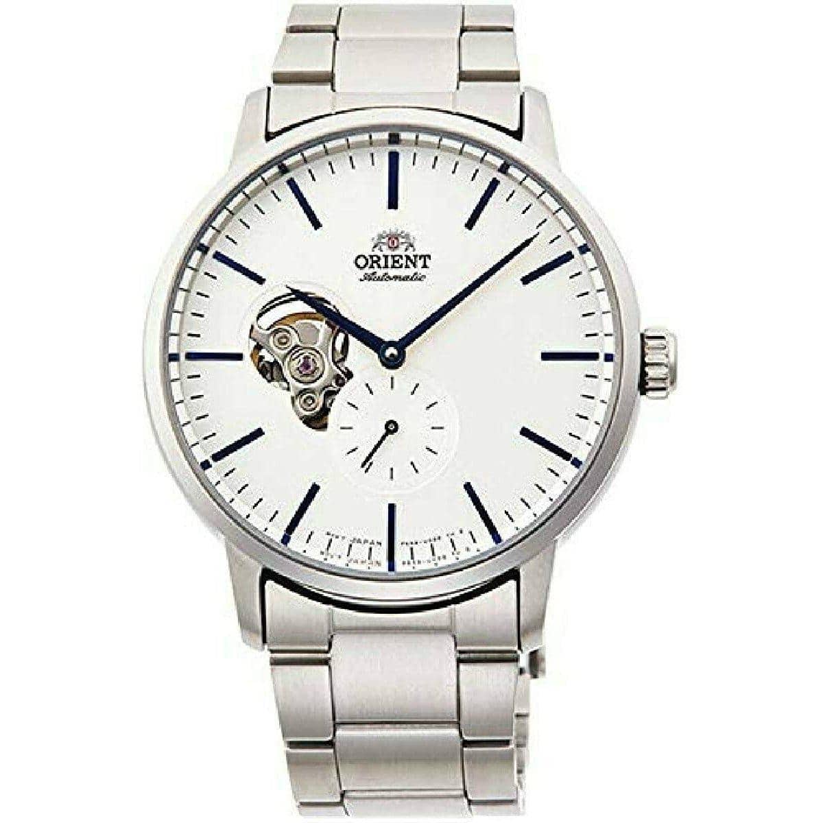 RA-AR0102 Reloj Orient Contemporary Automático Open Heart Hombre Acero