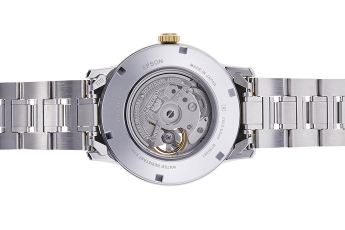RA-AS0007S Reloj Orient Sun & Moon Hombre Acero Bicolor