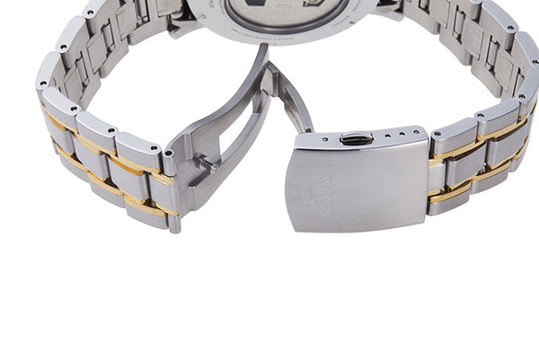 RA-AS0007S Reloj Orient Sun & Moon Hombre Acero Bicolor