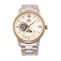 RA-AS0007S Reloj Orient Sun & Moon Hombre Acero Bicolor