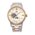 RA-AS0007S Reloj Orient Sun & Moon Hombre Acero Bicolor