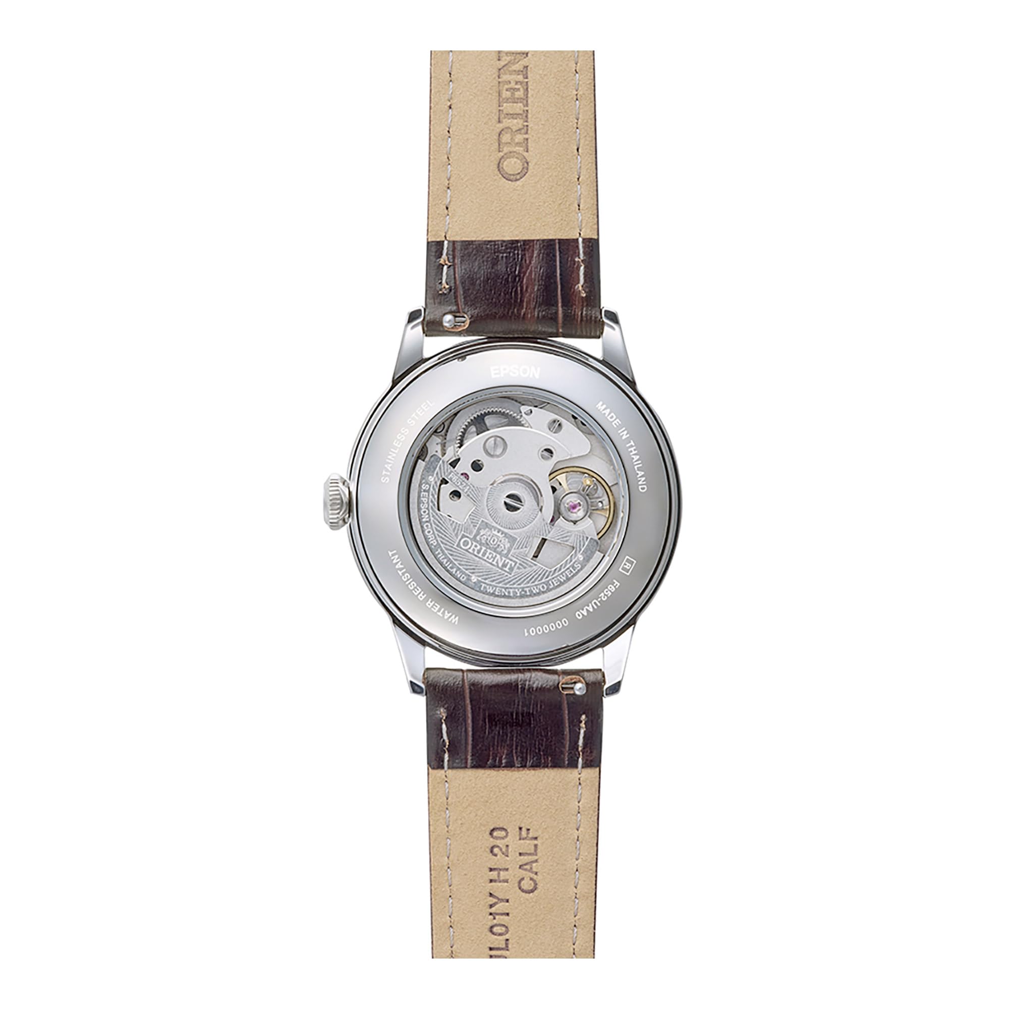 RA-BB0003Y Reloj Orient Bambino Roman Ivory de hombre correa de cuero