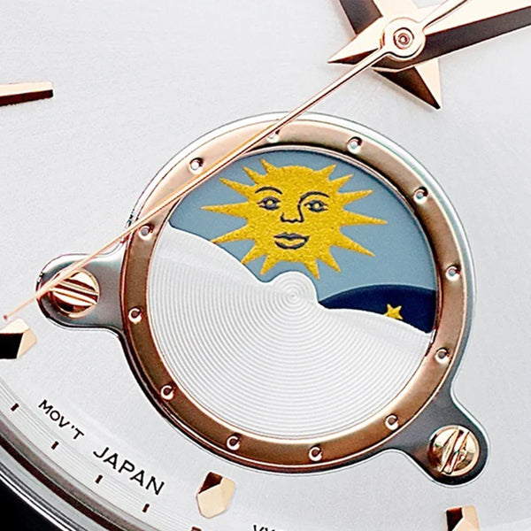 RA-KB0001S Reloj Orient Sun and Moon Mujer Acero Bicolor