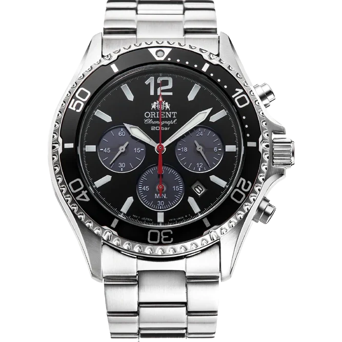 RA-TX0202B Reloj Orient Chronograph Hombre Correa de Acero