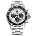 RA-TX0203S Reloj Orient Solar Cronógrafo Hombre Acero Esfera Blanca