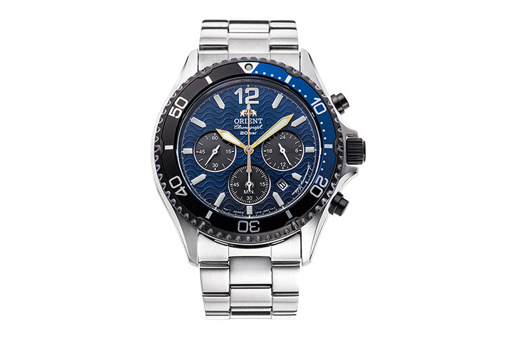 RA-TX0208L Reloj Orient Chronograph Hombre Acero Azul Marino